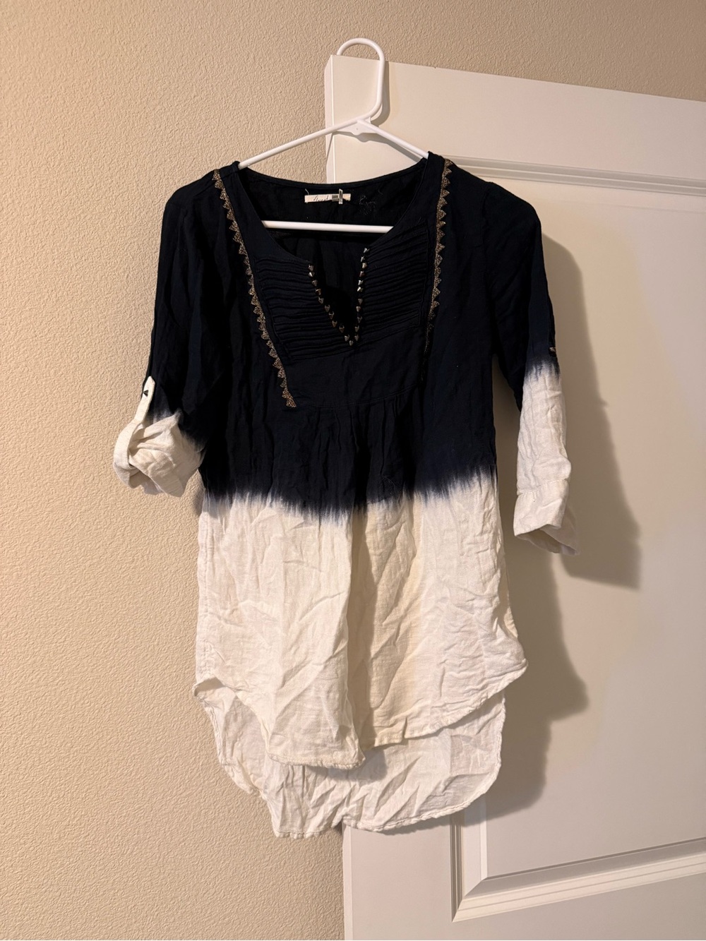 Anthropologie peasant blouse